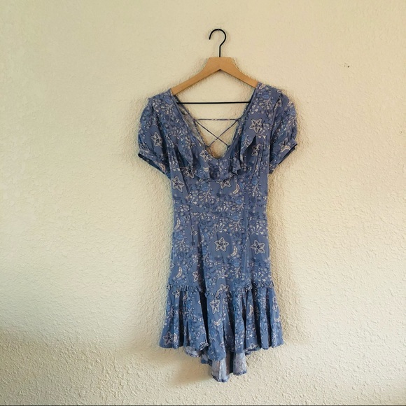 Spell & The Gypsy Celestial Mini Dress in Blue - Picture 7 of 16